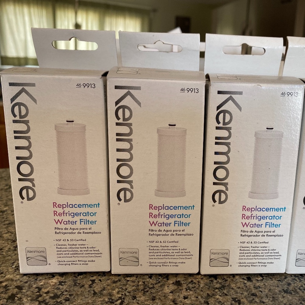 Kenmore Replacement Refrigerator Water Filters, Model number 9913, New In Box